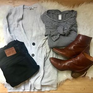 Old Navy “luxe” Striped Tee